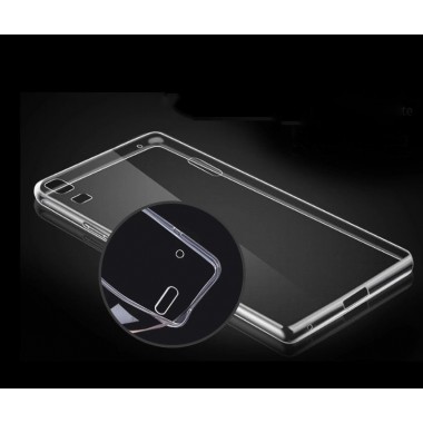 Прозрачный силиконовый чехол (бампер) для Lenovo K3 Note, A7000