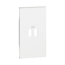 Лицевая панель Bticino KW12C Living Now для заряд.уст-в USB 2 модуль белый
