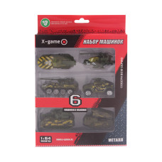 Набор машинок X-Game XGCM6F (6 машинок в уп.) Набор машинок X-Game XGCM6F (6 машинок в уп.)