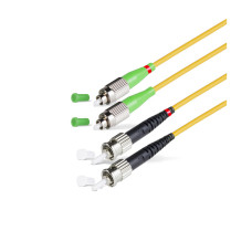 Патч Корд Оптоволоконный FC/APC-ST/UPC SM 9/125 Duplex 2.0мм 1 м Патч Корд Оптоволоконный FC/APC-ST/UPC SM 9/125 Duplex 2.0мм 1 м