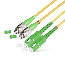 Патч Корд Оптоволоконный SC/APC-LC/APC SM 9/125 Duplex 2.0мм 1 м Патч Корд Оптоволоконный SC/APC-LC/APC SM 9/125 Duplex 2.0мм 1 м