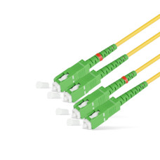 Патч Корд Оптоволоконный SC/APC-SC/APC SM 9/125 Duplex 2.0мм 1 м Патч Корд Оптоволоконный SC/APC-SC/APC SM 9/125 Duplex 2.0мм 1 м