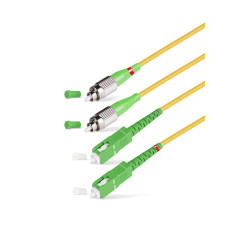 Патч Корд Оптоволоконный FC/APC-SC/UPC SM 9/125 Duplex 2.0мм 1 м Патч Корд Оптоволоконный FC/APC-SC/UPC SM 9/125 Duplex 2.0мм 1 м