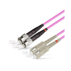 Патч Корд Оптоволоконный SC/UPC-ST/UPC MM OM3 50/125 Duplex 3.0мм 1 м Патч Корд Оптоволоконный SC/UPC-ST/UPC MM OM3 50/125 Duplex 3.0мм 1 м